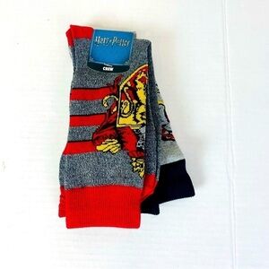 2 Pairs Harry Potter Crew Socks Size 10-13